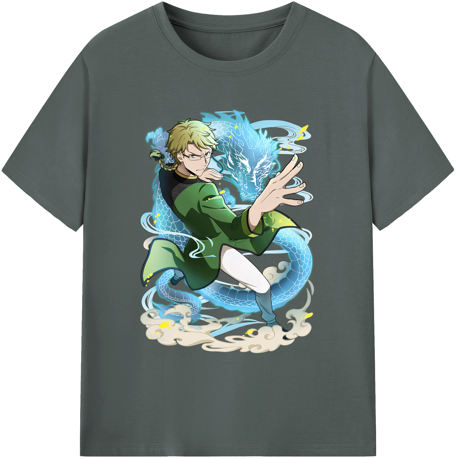 （画像用） 文豪ストレイドッグス Bungo Stray Dogs 綿100％ メンズ半袖Tシャツ｜肌触りやわらか＆通気性